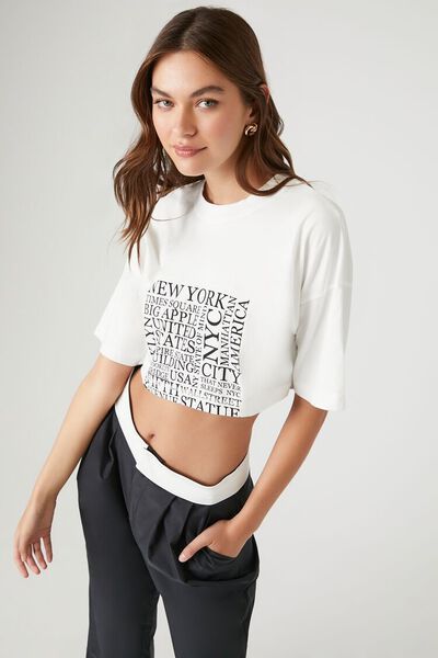 Cropped New York Graphic Tee | Forever 21 (US)