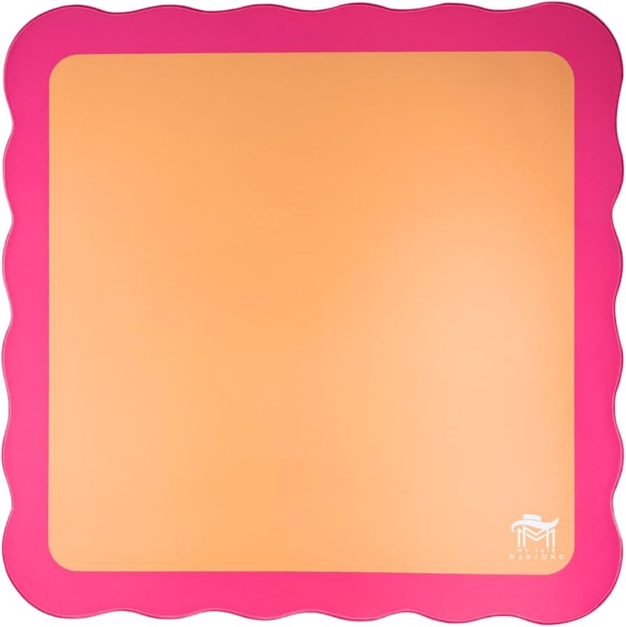 Generic Standard Mahjong Mat (4 Color Combinations) | Scalloped Edges & Bright Colors | 31"" x 31... | Amazon (US)