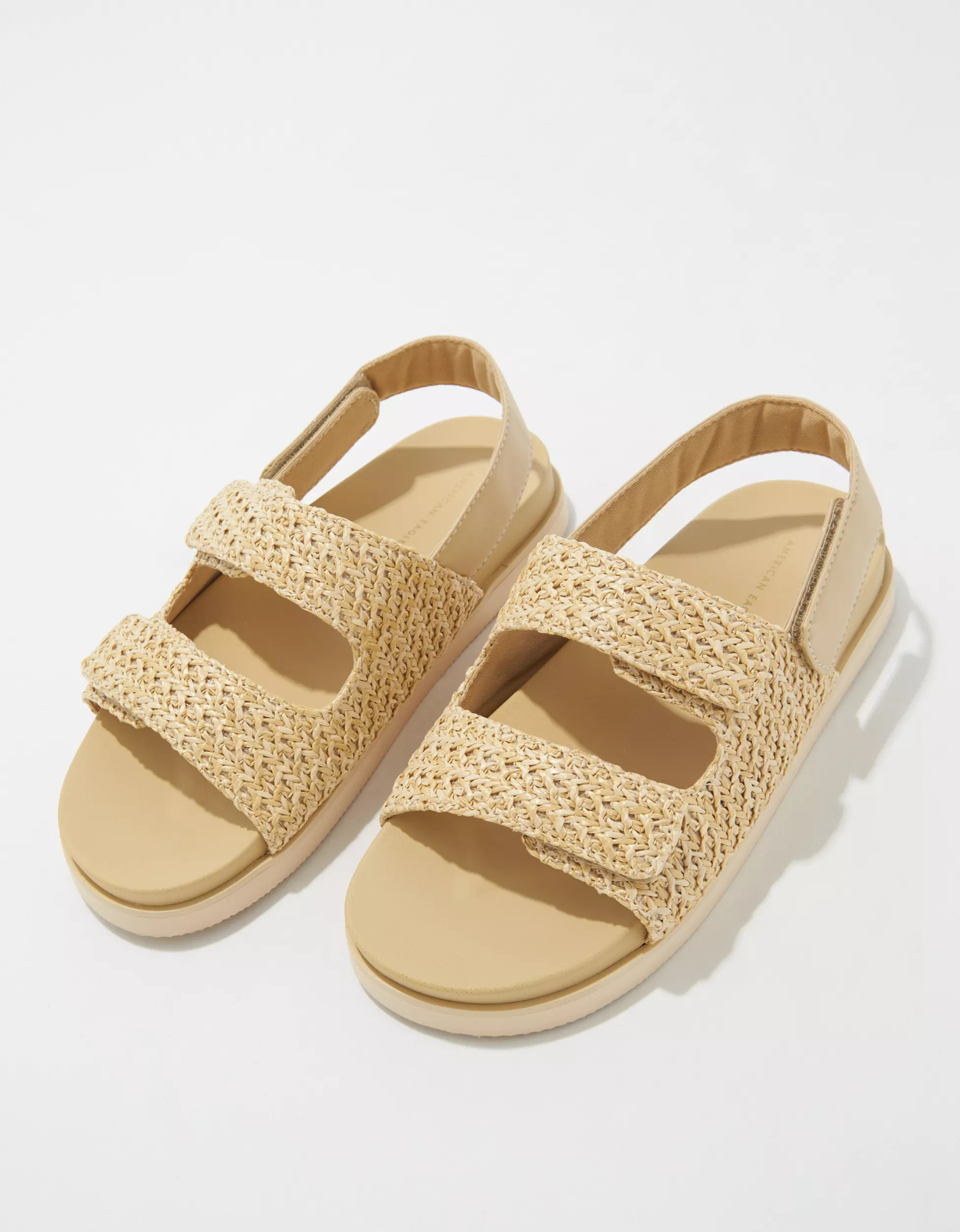 AE Raffia Slingback Sandal | American Eagle Outfitters (US & CA)