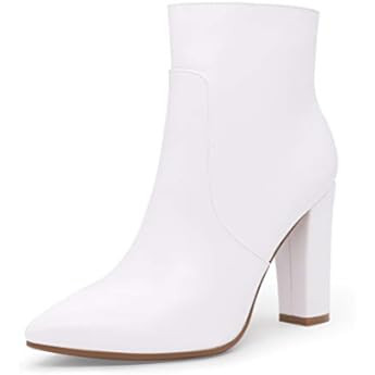 DREAM PAIRS Women's Chunky High Heel Ankle Booties | Amazon (US)