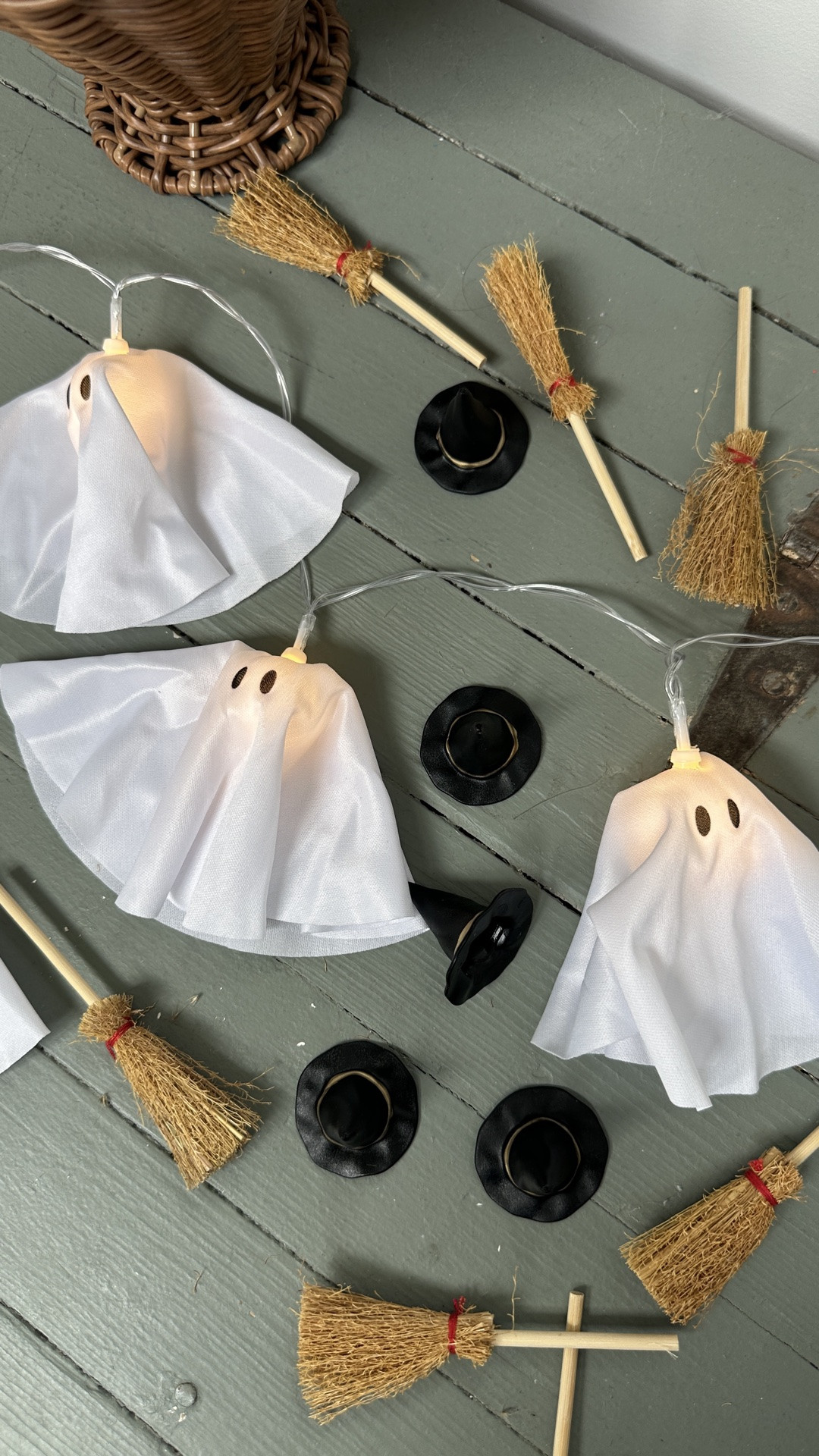 DIY lit witch ghost garland 👻

#LTKSeasonal #LTKHome