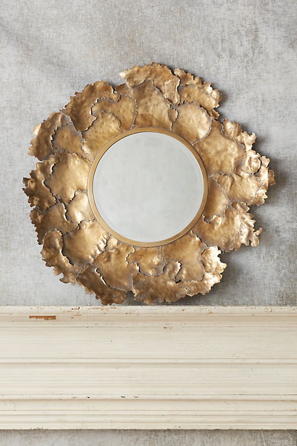 Autumn Leaf Mirror By Anthropologie in Brown Size ALL | Anthropologie (US)
