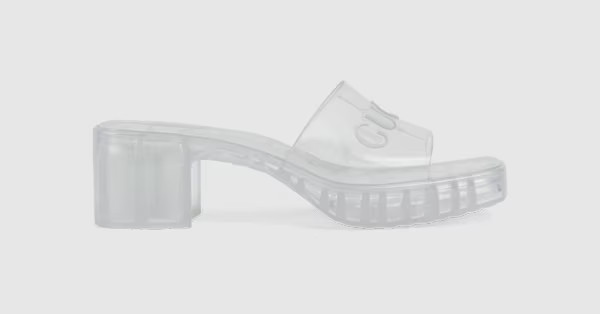 Gucci - Women's slide sandal with Gucci logo | Gucci (US)