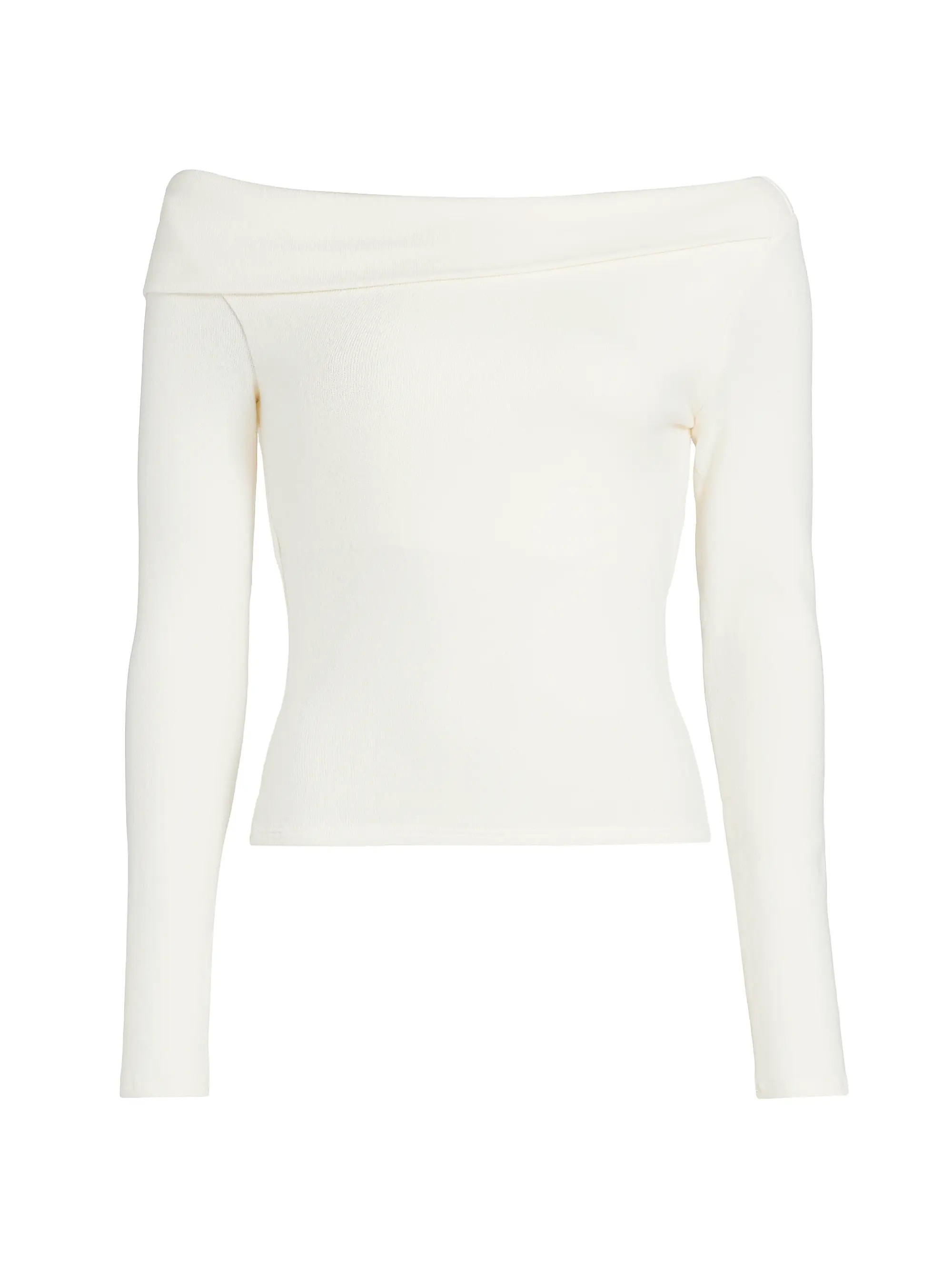 Elio Knit Off-the-Shoulder Long-Sleeve Top | Saks Fifth Avenue