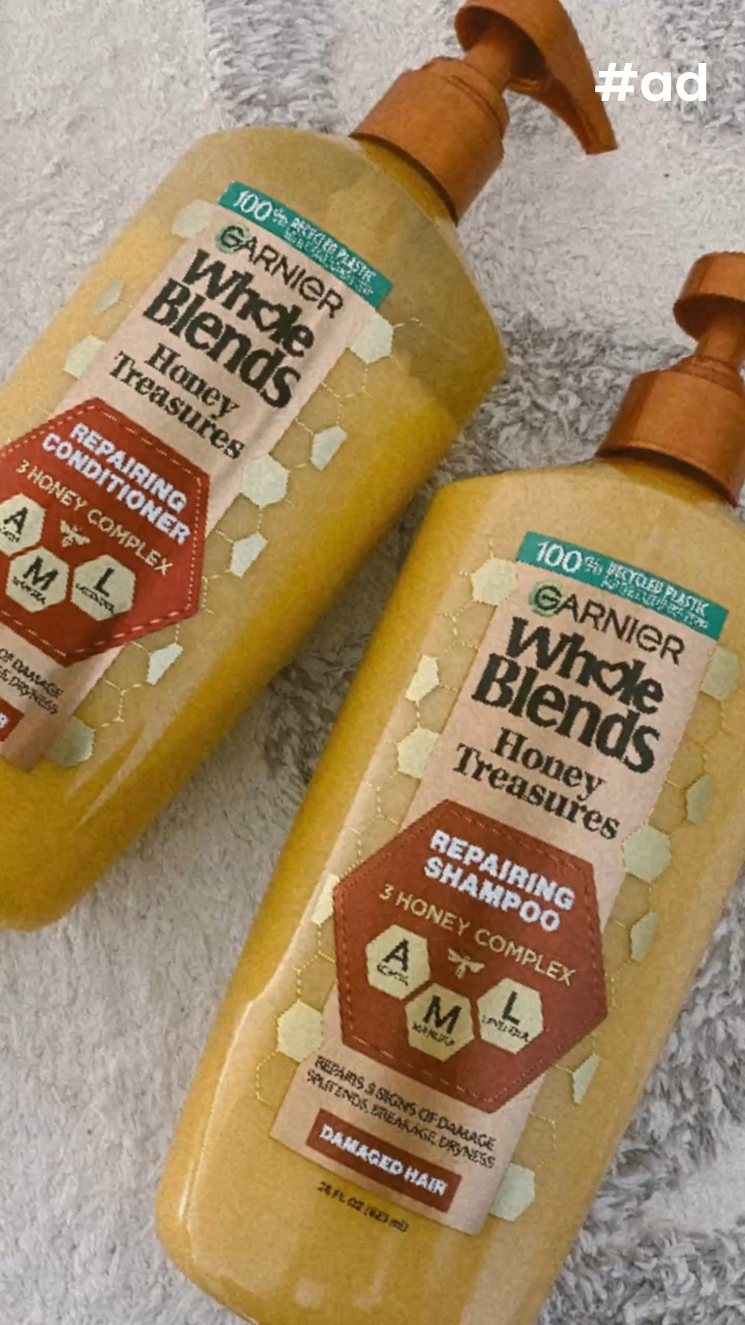 #ad Bad hair day? Not today! Garnier Whole Blends Honey Treasures is like a sweet treat for your strands. 🍯 With three blends of honey, it helps repair and strengthen, so my hair goes from ‘meh’ to magical ✨ Softer, shinier and healthier! It’s giving affordable luxury.
@target @garnierusa #ad #TargetPartner #Target #garnierpartner #garnierwholeblends #TargetStyle

#LTKBeauty #LTKOver40