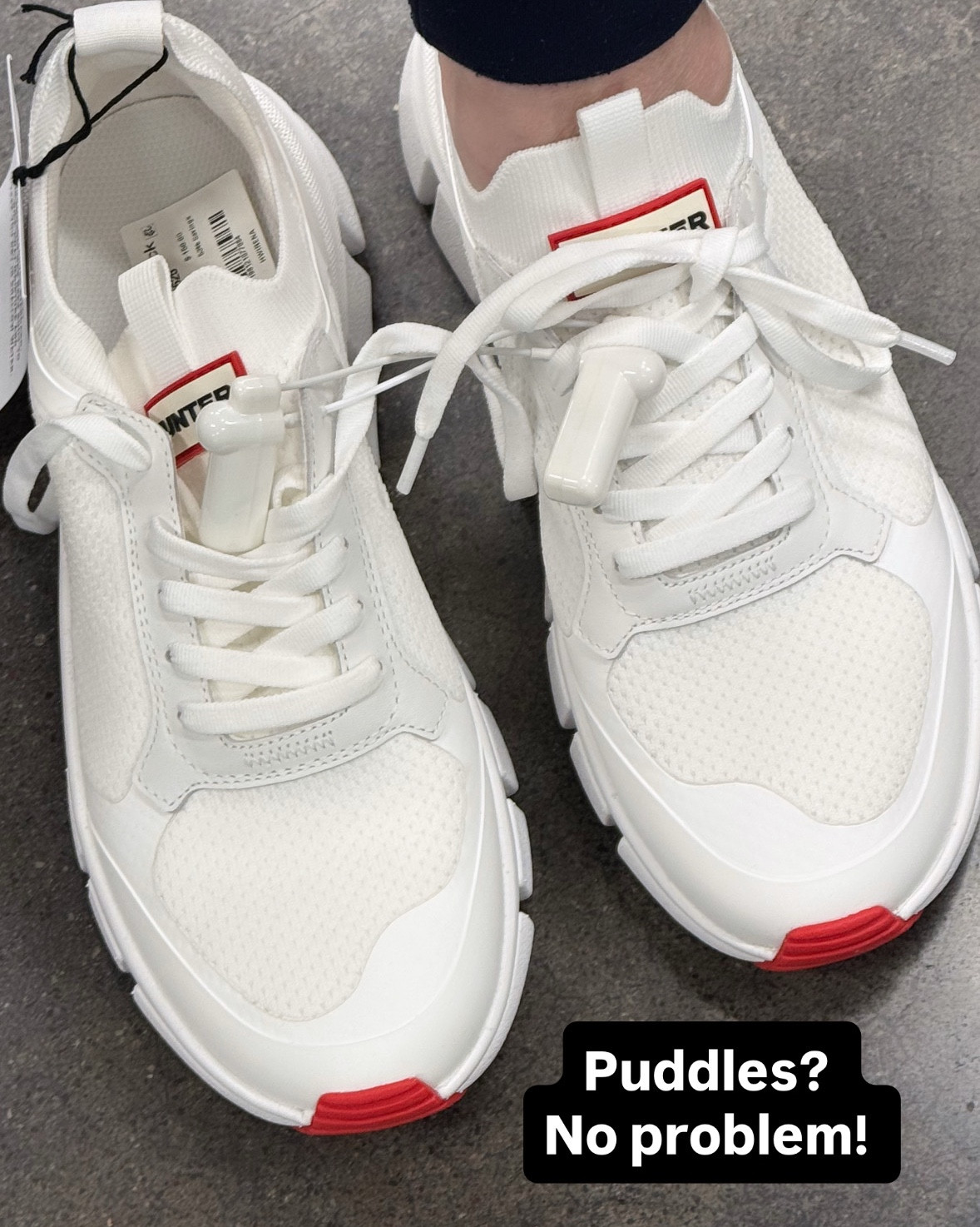 A few sprinkles? No worries! These sneakers fit like a glove, have rugged soles, and are water resistant! TTS, too. Comfy and cute, these fit securely around my ankle and don’t slip. Sneakers shoes winter Spring rain #Hunter #boots trainers travel 

#LTKfitnessgoals #LTKActive #LTKSaleAlert