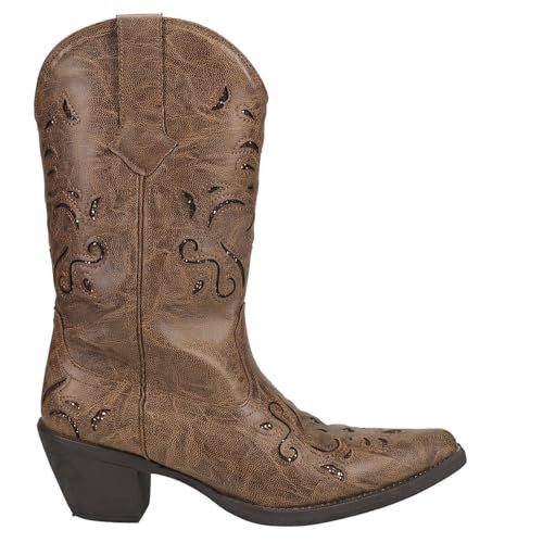 Roper Womens Chloe Boot, Tan, 7 | Amazon (US)