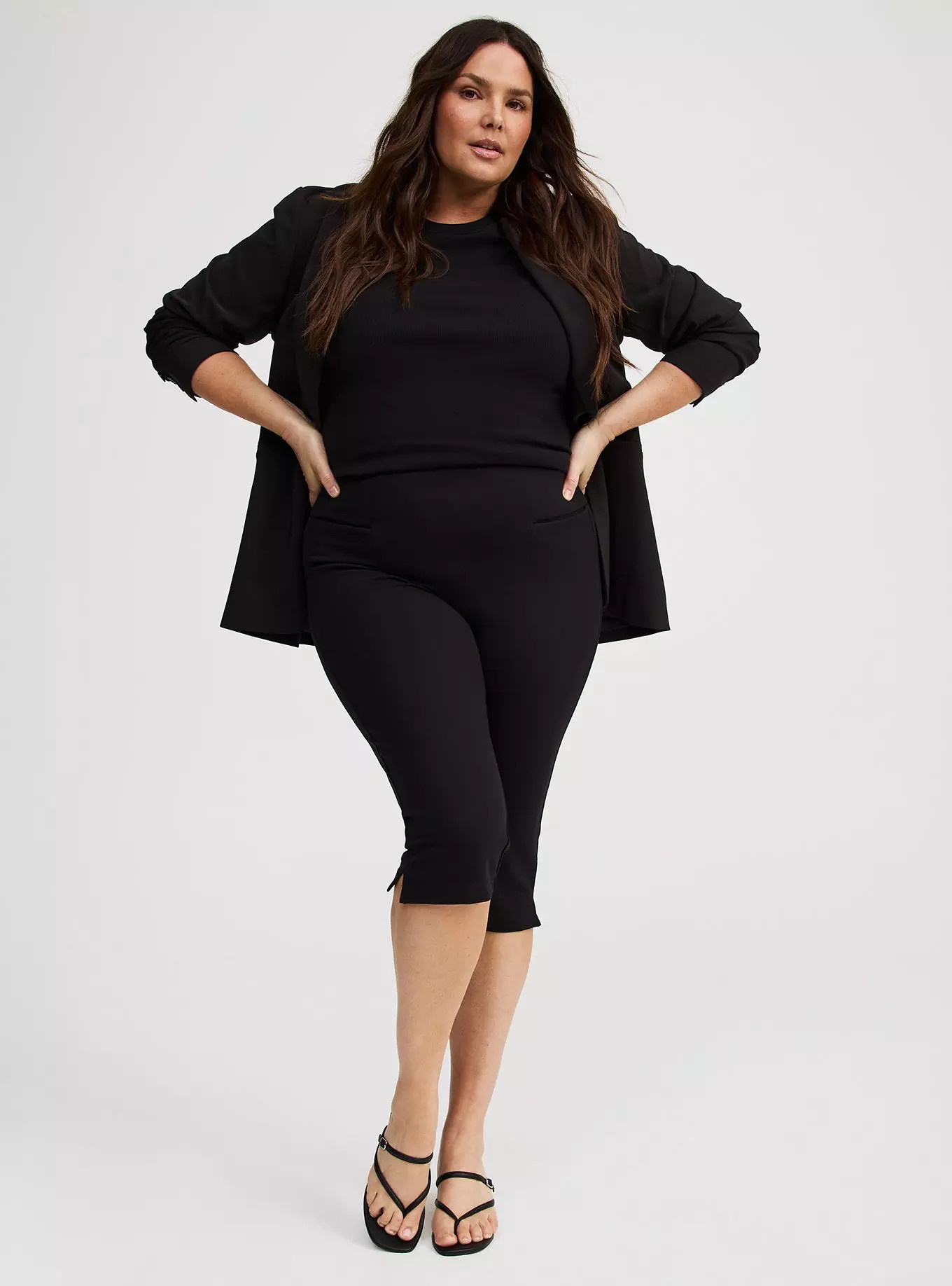 Pull-On High-Rise Capri Ponte Pant | Torrid (US & Canada)
