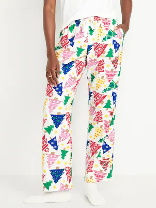 Mid-Rise Printed Flannel Pajama Pants | Old Navy (US)