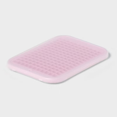 Silicone Crushed Ice Tray with Lid Pink - Room Essentials™ | Target