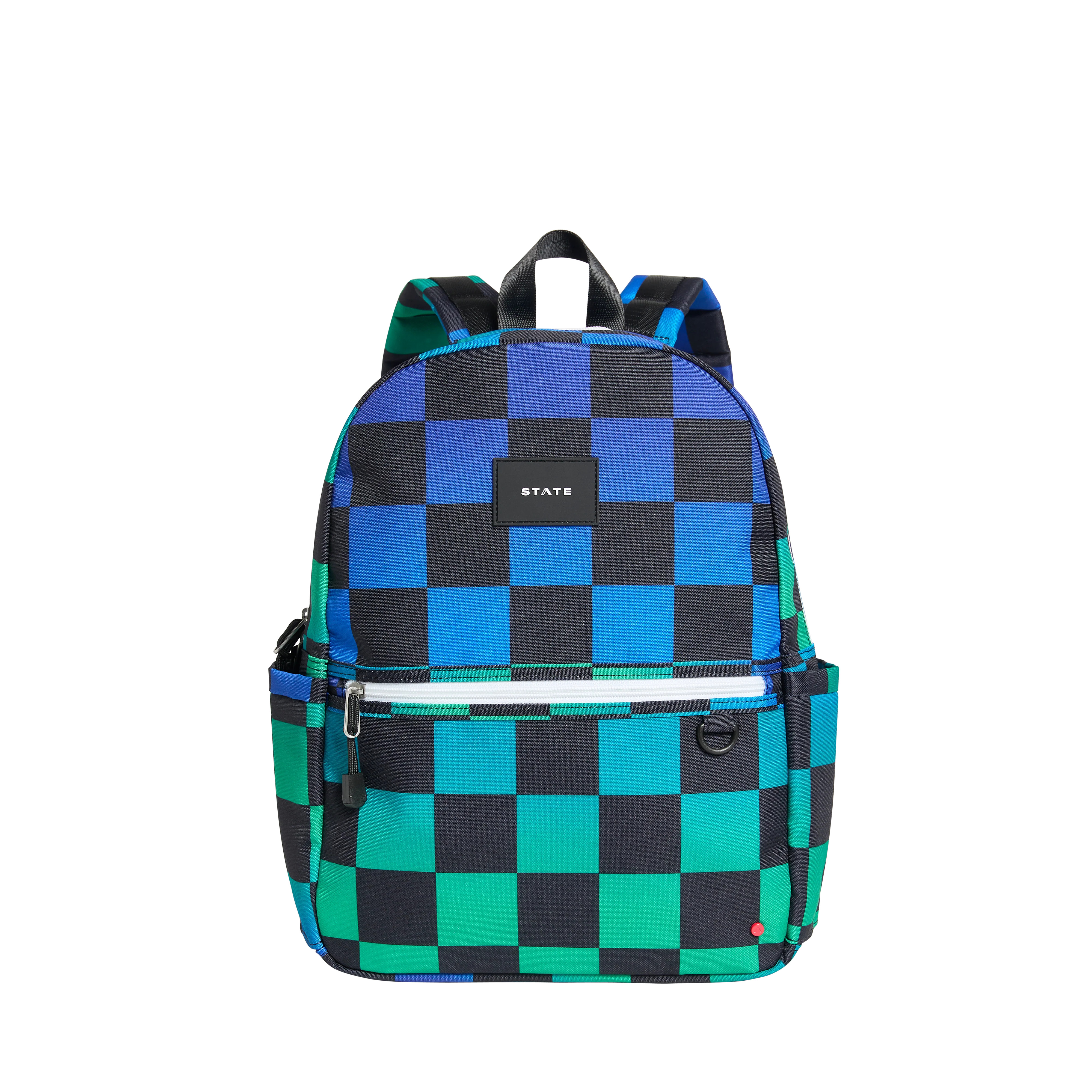 STATE Bags | Kane Kids Travel Backpack Printed Canvas Blue Checkerboard | Back to School | Travel... | STATE Bags