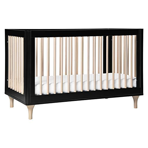 Babyletto Lolly 3-in-1 Convertible Crib with Toddler Bed Conversion Kit in Black and Washed Natural, Greenguard Gold Certified | Amazon (US)