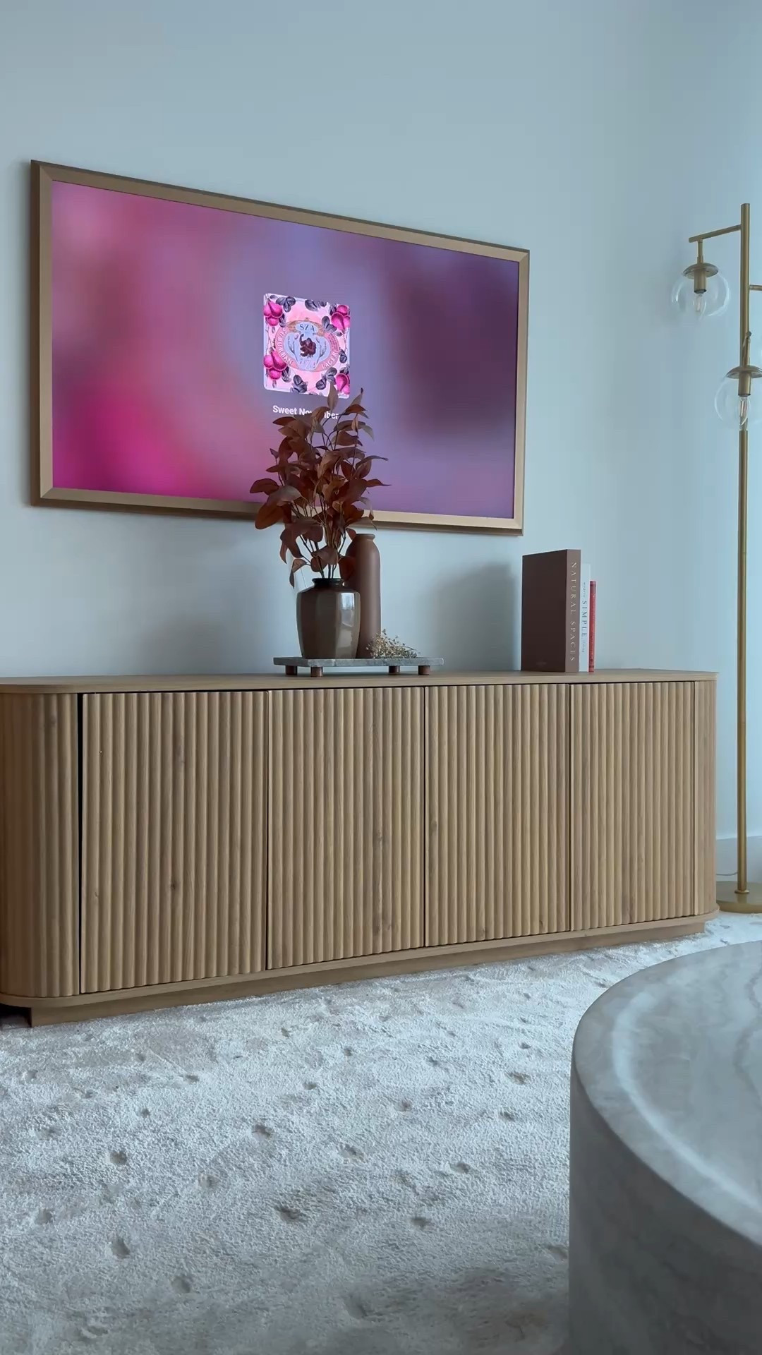 Neutral Home decor. Enjoying these Fall vibes but I will definitely be Christmas shopping this weekend to get the holiday vibes going. This console is so tea though perfect for storage 🤎

#LTKHome #LTKStyleTip #LTKHoliday