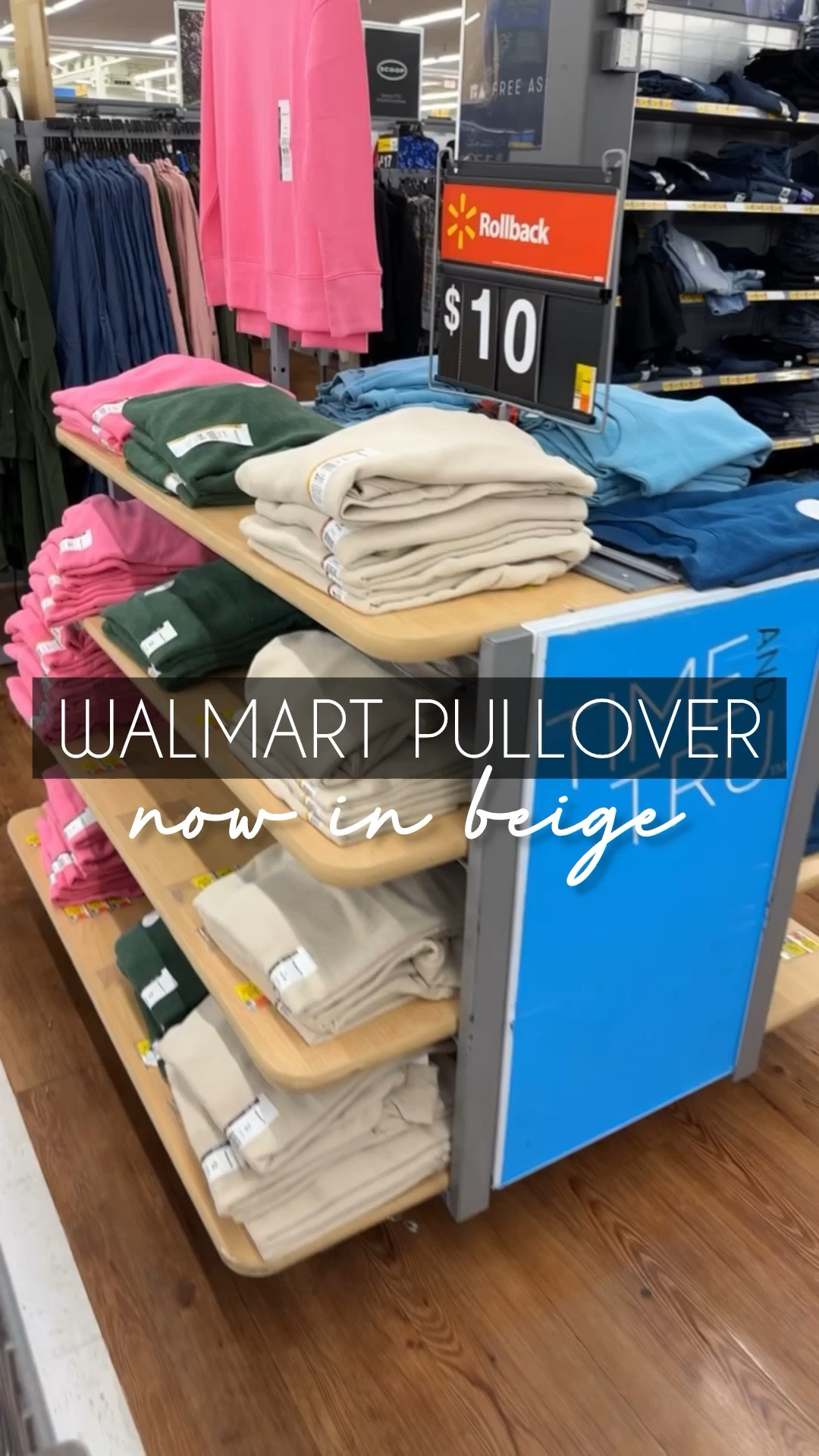 Our favorite Walmart pullover is now available in BEIGE! Such a perfect neutral for all my neutral loving friends out there! Looks like tons of colors are now available online! Hurry, they always sell out quickly! 

Follow me for more affordable fashion finds and try ons! 

Have this in 5 colors and size up to a large for an oversized fit! Great Aerie look for less! 

#LTKSeasonal #LTKfindsunder50 #LTKstyletip