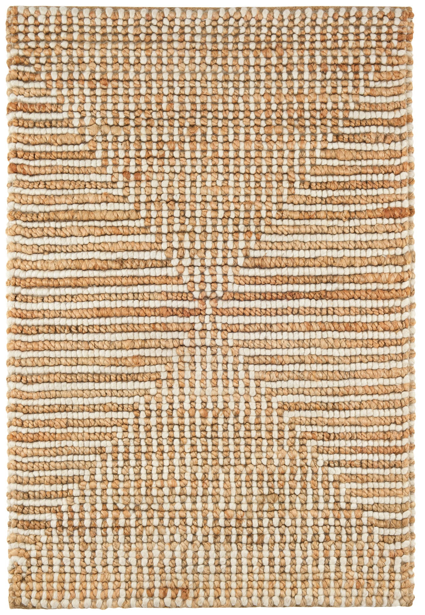 Ivory Kelan Handwoven Jute 8' 6"" x 11' 6"" rug | Rugs USA