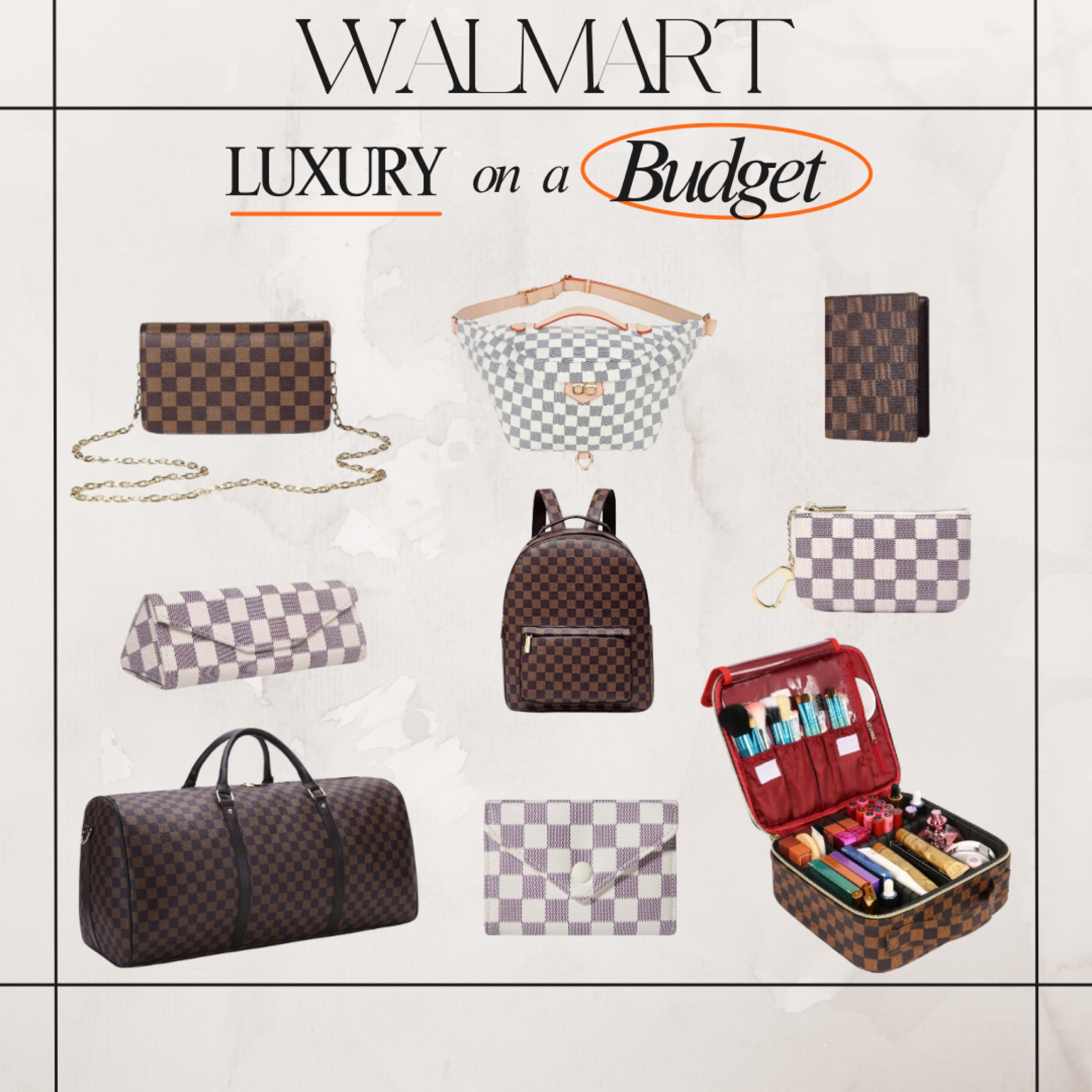 Walmart has got you hooked up with these luxury dupes! Get the look for less! 🤩🛍️ 

#walmart #dupe #inspired #luxury #budget #purse #travel #makeup

#LTKItBag #LTKTravel #LTKFindsUnder50