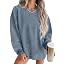 ONLYSTORY Womens Sweatshirts Oversized Cored Corduroy Pullover Tops | Amazon (US)