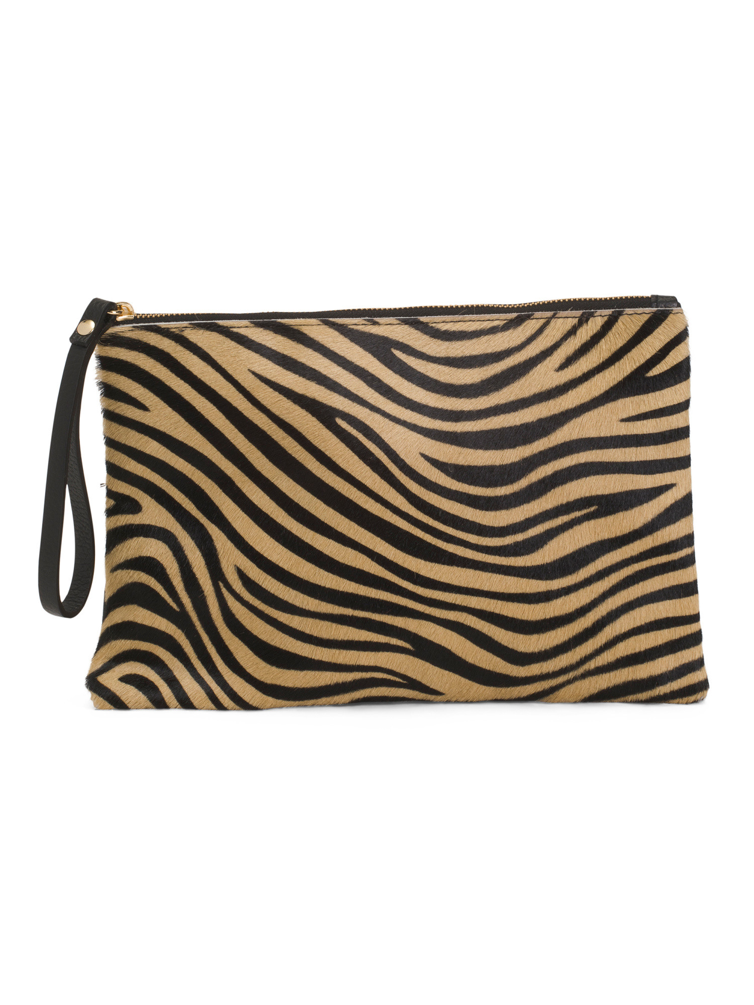 Made In Italy Leather Wristlet Pochette | TJ Maxx