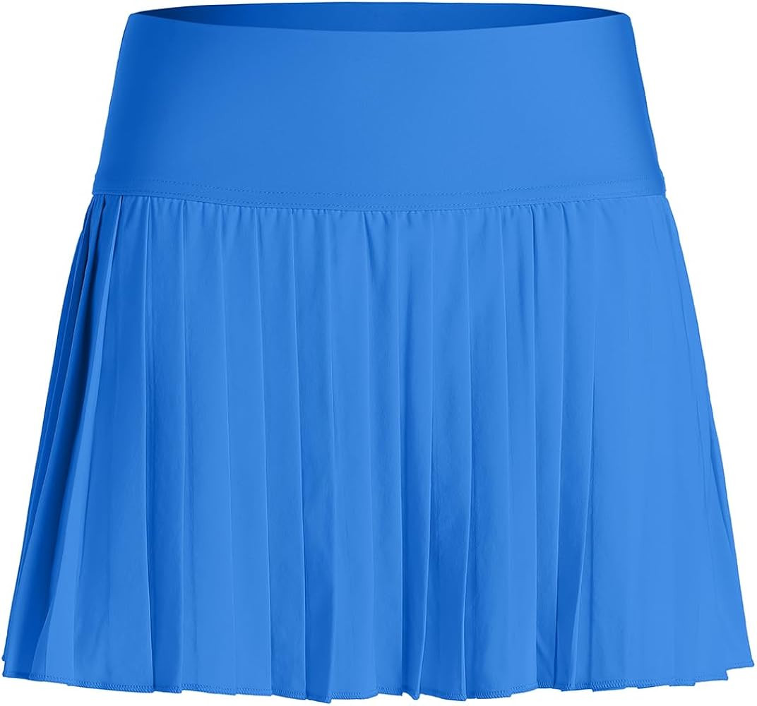 CRZ YOGA Women's High Waisted Pleated Tennis Skirts with Pockets Tummy Control Casual Liner Skort... | Amazon (US)