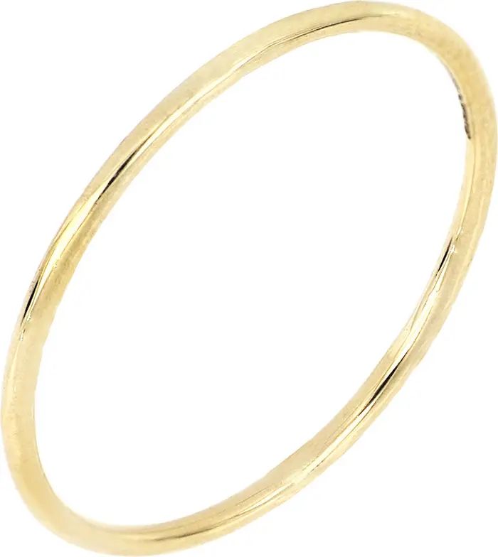 Bony Levy 14K Gold Ultra Thin Everyday Stack Ring | Nordstrom | Nordstrom