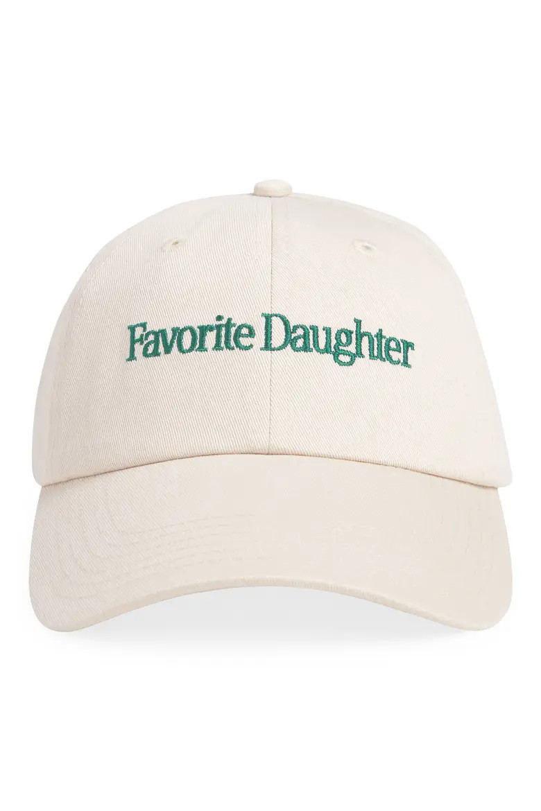 Classic Logo Cotton Twill Baseball Cap (Women) | Nordstrom | Nordstrom