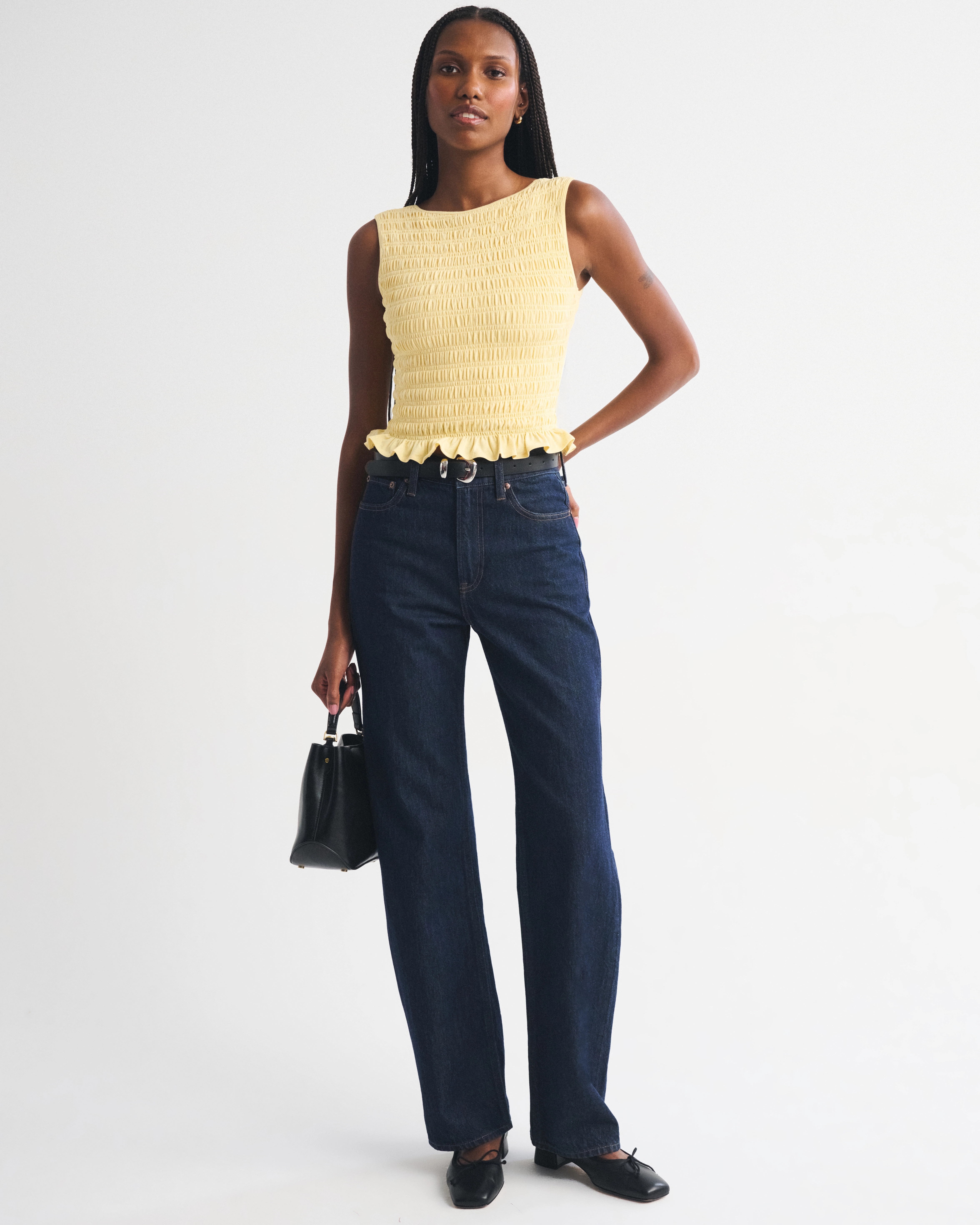 2-in-1 Reversible Smocked Top | Abercrombie & Fitch (US)