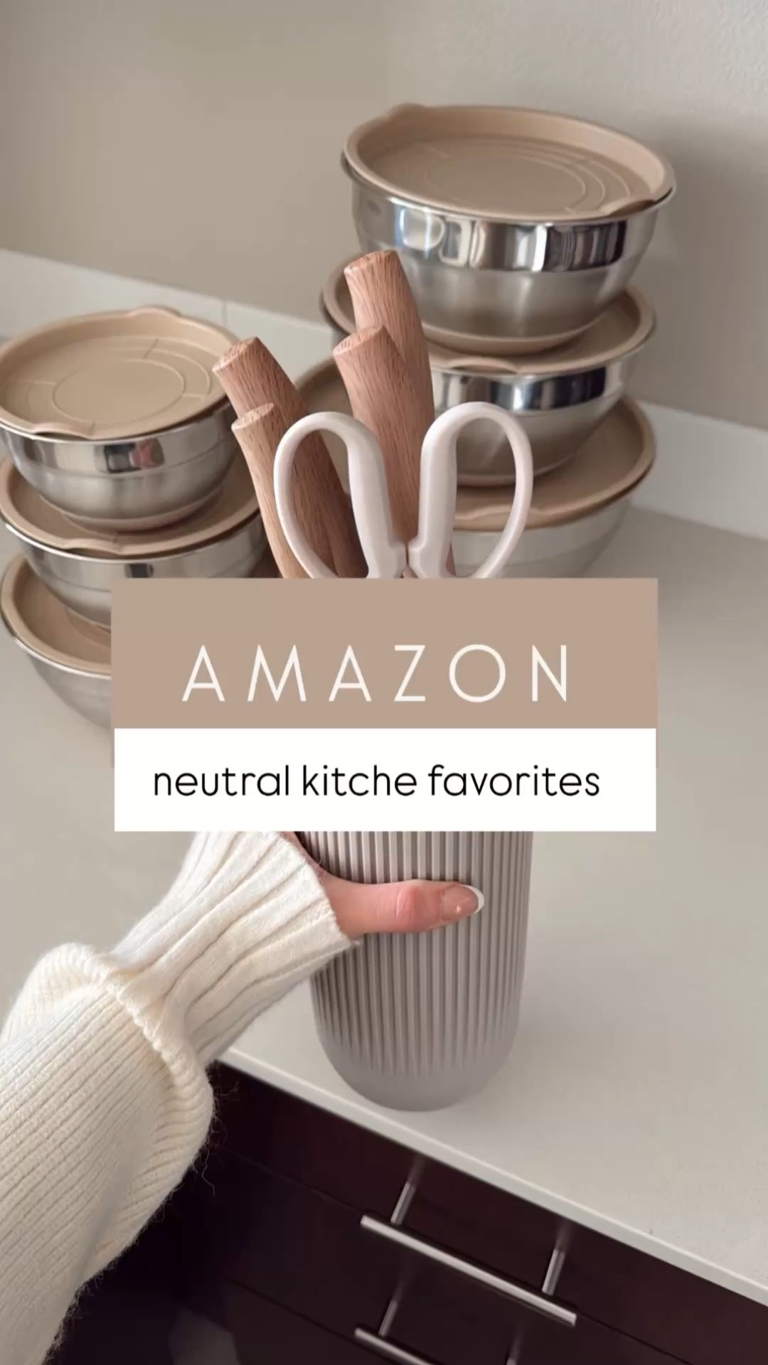 Neutral kitchen favorites 
most loved 2025

#kitchen #beigeaesthetic #amazonhome #bestssellers