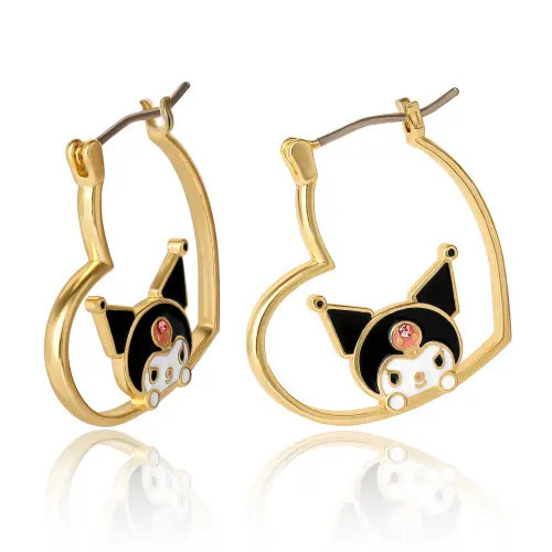 Hello Kitty Gold-Tone Flash-Plated Earrings at Nordstrom | Nordstrom