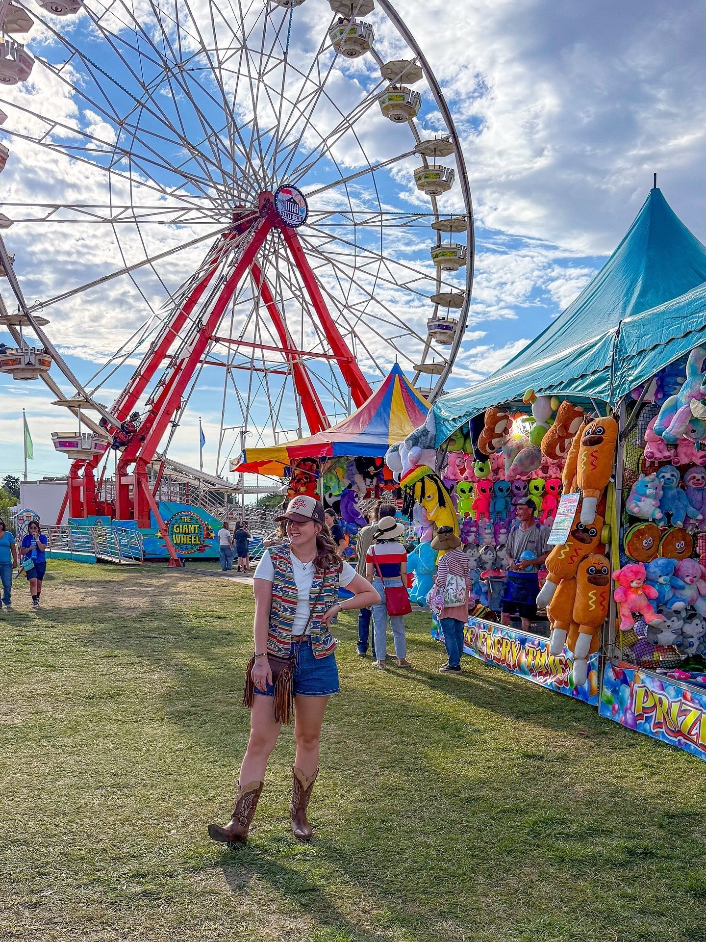 State Fair Outfit 🎡🎟️ I thrifted and sewed/tailored the vest, but shop a similar look!

#LTKSeasonal #LTKTravel #LTKStyleTip