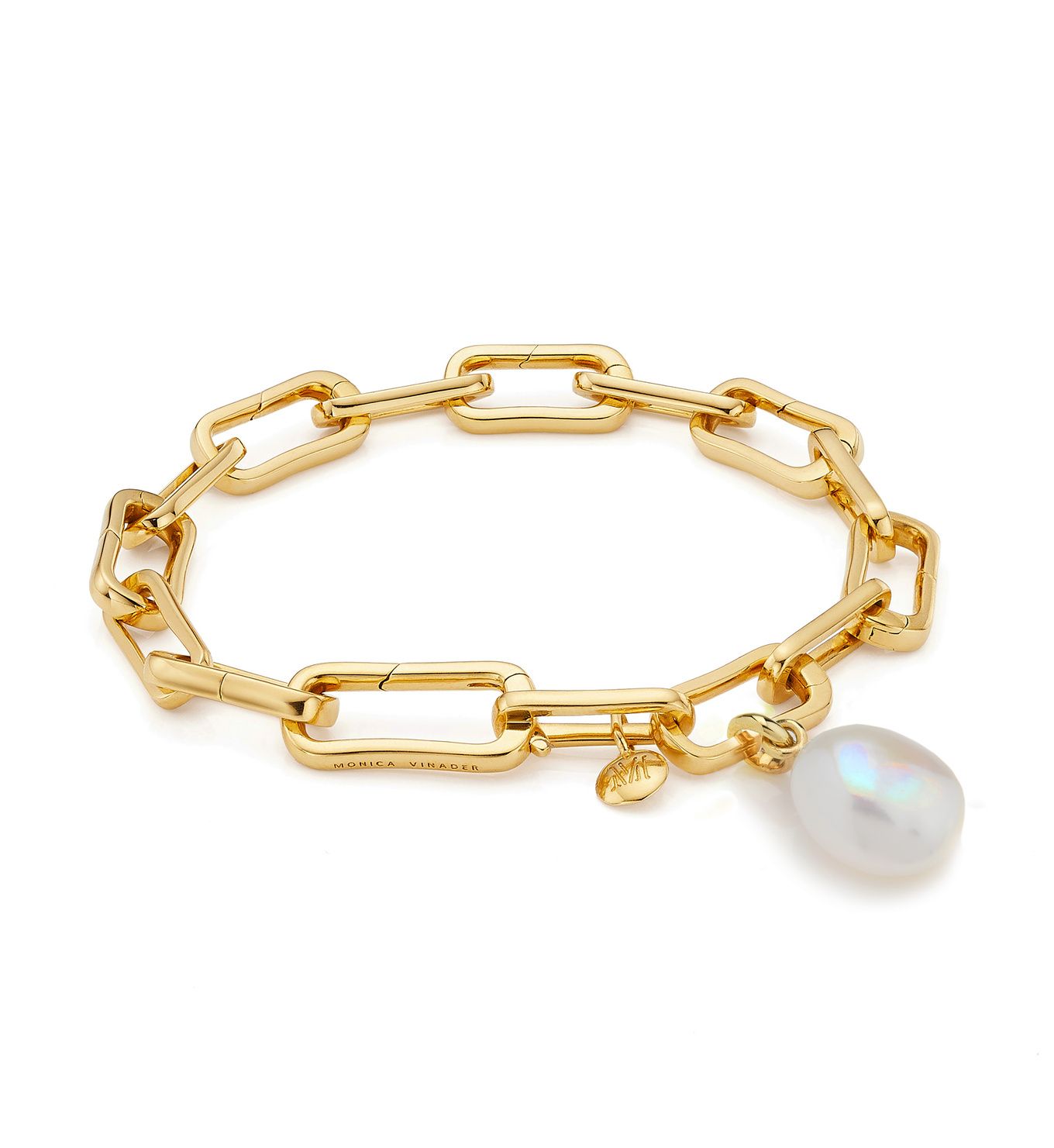 Alta Capture Pearl Bracelet | Monica Vinader (Global)