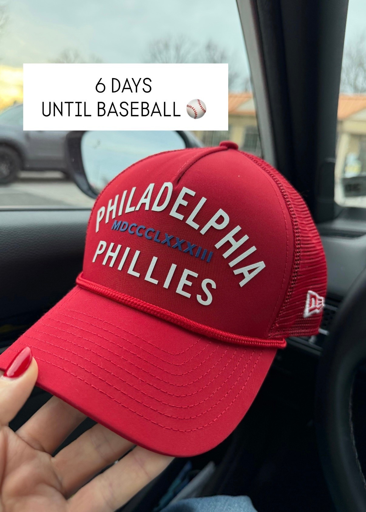 6 days till baseball and I already know what I’m wearing ❤️⚾️ this Phillies hat is too good for under $40- usually over $50 on Fanatics!

#LTKStyle #LTKFinds #LTKSpring #Phillies #PhiladelphiaPhillies #GameDay #PhillyStyle #PhillyGirl #Spring #GameDayStyle #BaseballSeason #MLBStyle #SportyChic #HatStyle #CasualOutfits #MLB

#LTKSaleAlert #LTKMens #LTKActive