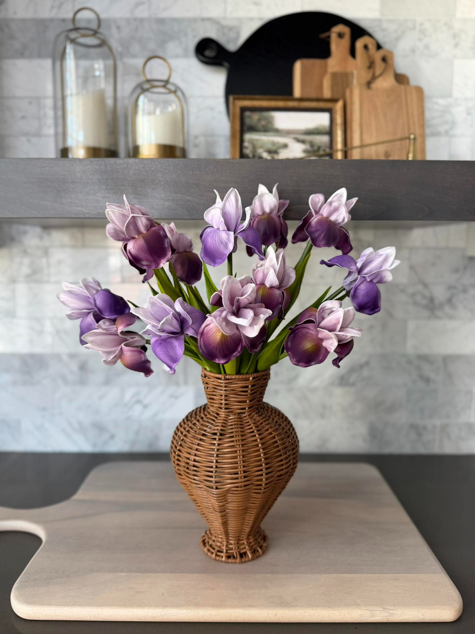 These faux irises from Amazon are such a gorgeous pop of color! 💜

✨ They come in multiple colors & I love how realistic they look! 

 

#LTKSeasonal #LTKHome