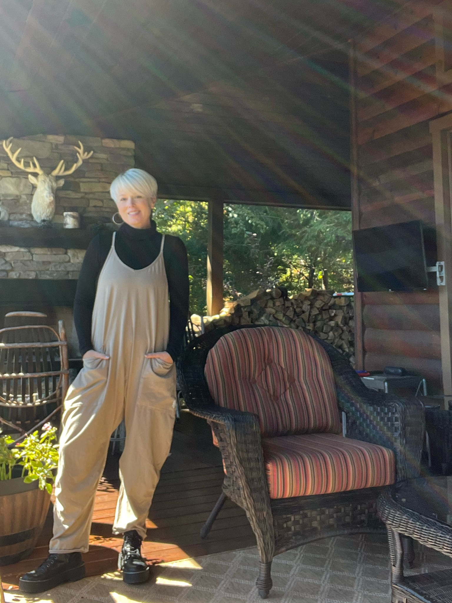 I will splurge for #freepeople when I can wear it in every season. From tank top and Birks to a turtle neck and docs…Love this onesie romper. Perfect for casual outings and travel. 
Note *I am 5’4 and 135lbs and I sized down because the straps are not adjustable. #comfy #comfortable #casualwear #over50 #onesie

#LTKOver40 #LTKTravel