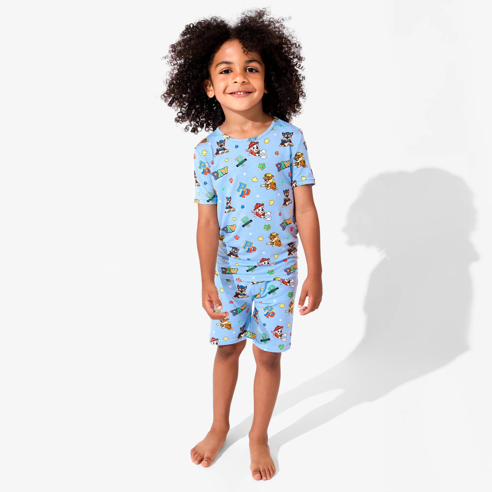 PAW Patrol: Varsity Blue Bamboo Kids Pajama Short Set | Bellabu Bear