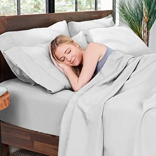 Amazon.com: Hotel Sheets Direct 100% Bamboo Sheets - King Size Sheet and Pillowcase Set - Cooling... | Amazon (US)
