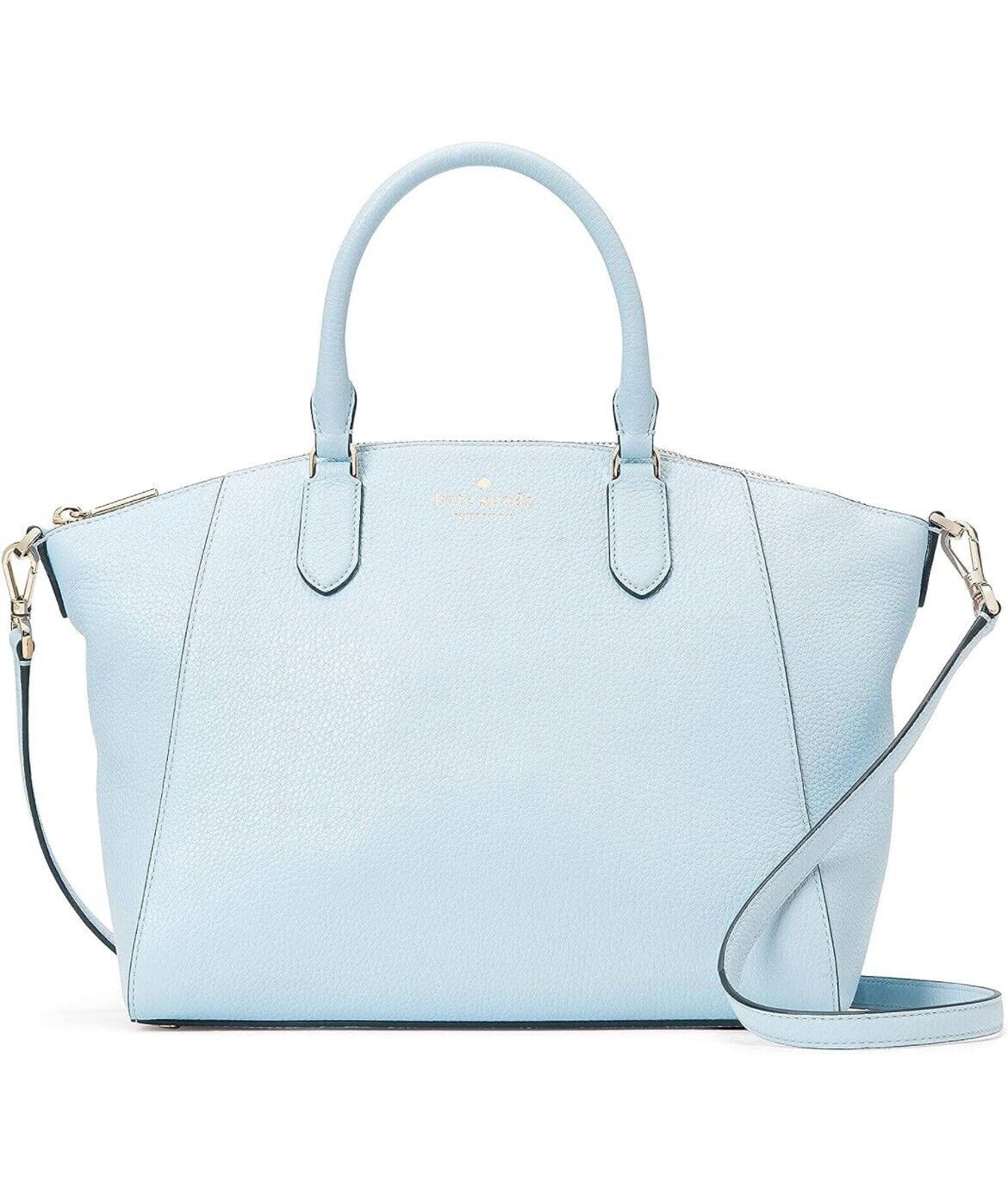 Kate Spade Parker Medium Satchel Frosty Sky Leather Crossbody Bag K8214 $399 | Walmart (US)