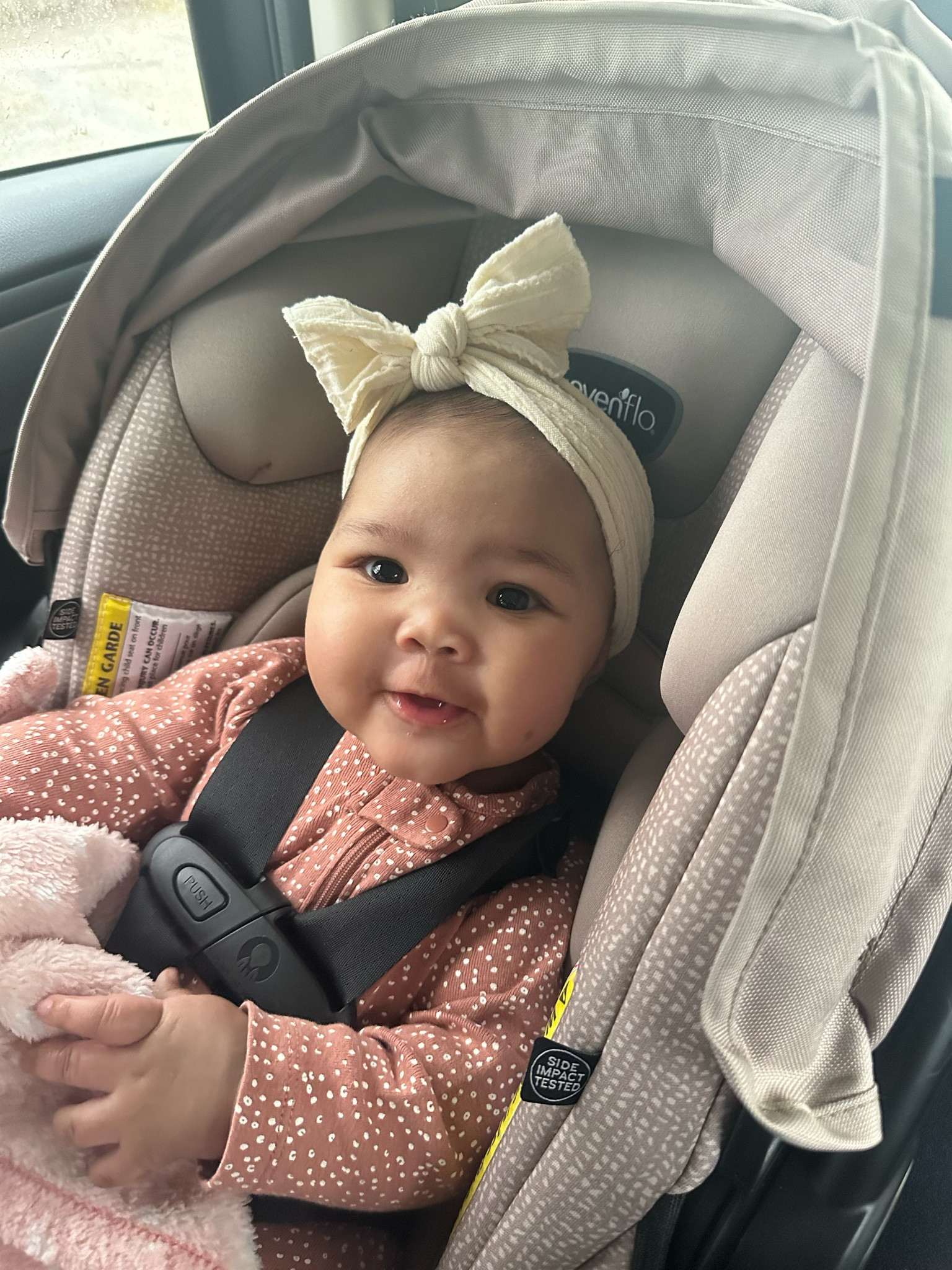 Cute and cozy sleeper for baby girl 💕✨ 6m size for reference 

#LTKFamily #LTKBaby #LTKKids