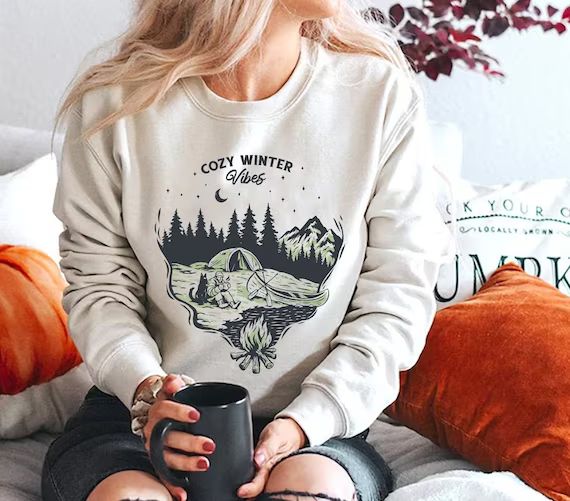 Cozy Winter Season Sweatshirt Winter Sweatshirt Cozy Winter | Etsy | Etsy (US)