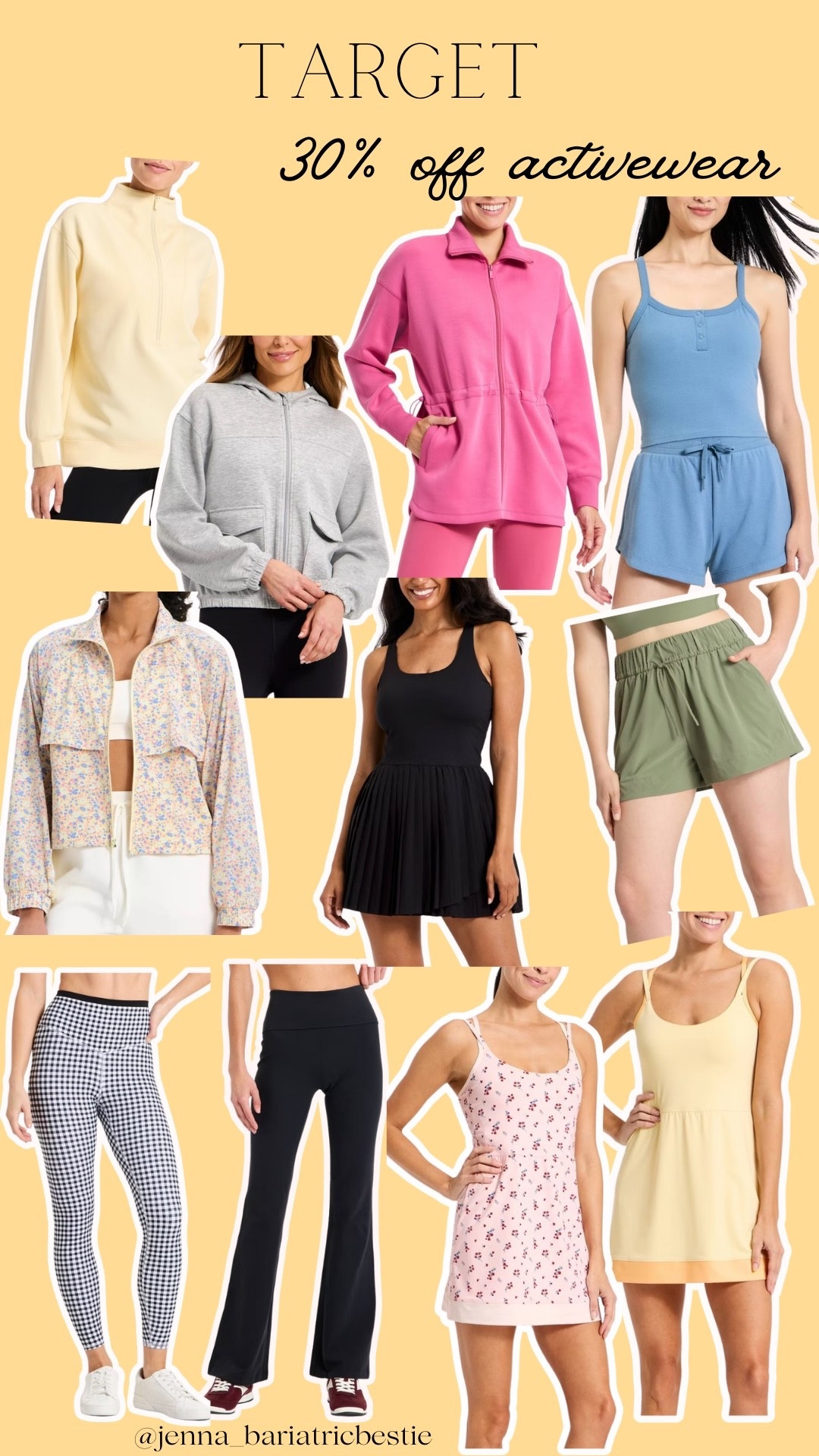 30% off all activewear at Target this weekend! 

#LTKActive #LTKfitnessgoals #LTKSaleAlert