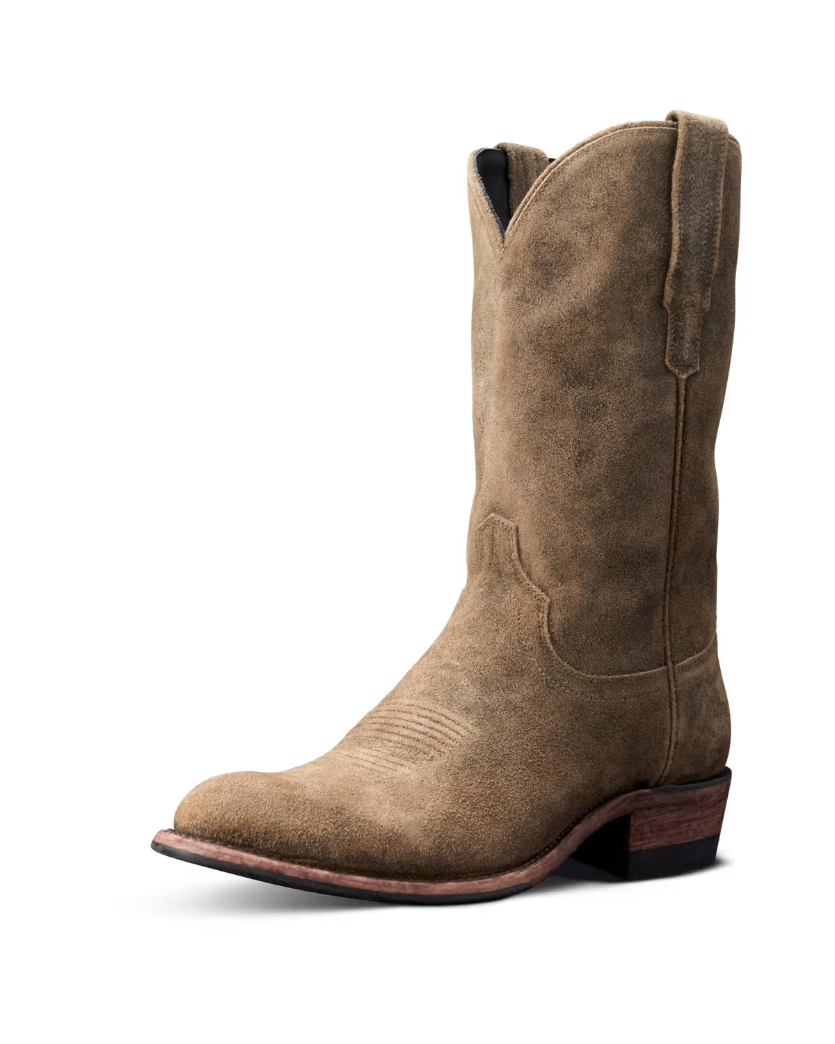 The Johnny in Gravel Suede - Men's Cowboy Boot | Tecovas | Tecovas