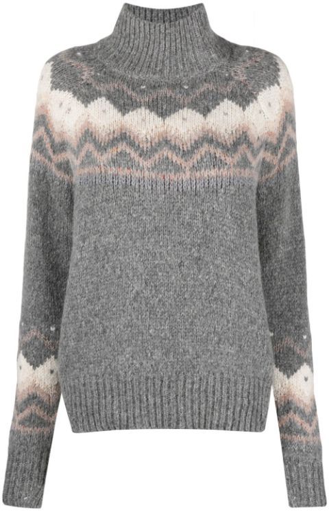 New SeasonErmanno Scervinofair isle intarsia-knit jumper | Farfetch Global