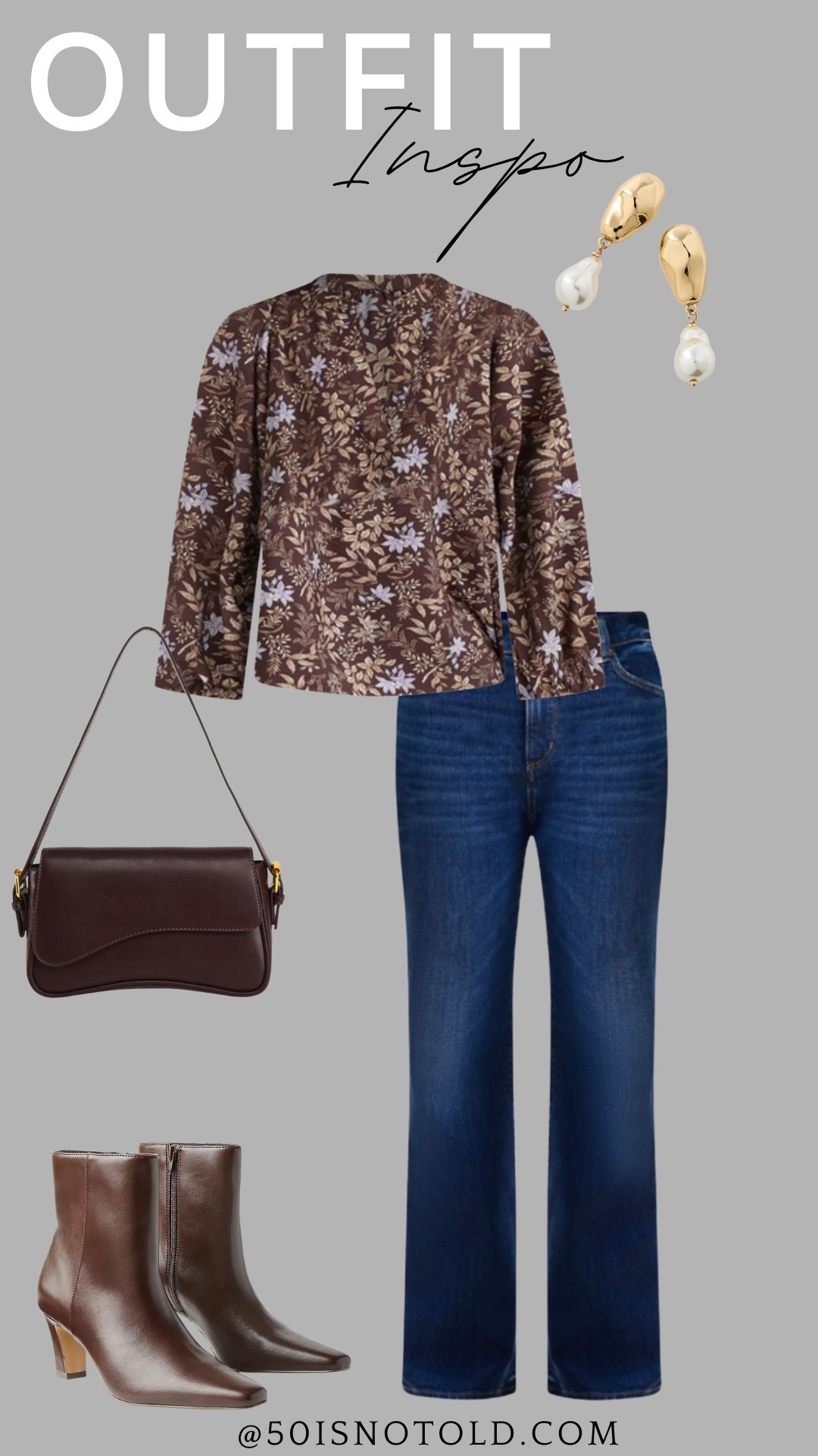 Fall outfit idea | dark wash flare jeans | chocolate boots | target handbag 

#LTKShoeCrush #LTKStyleTip #LTKWorkwear