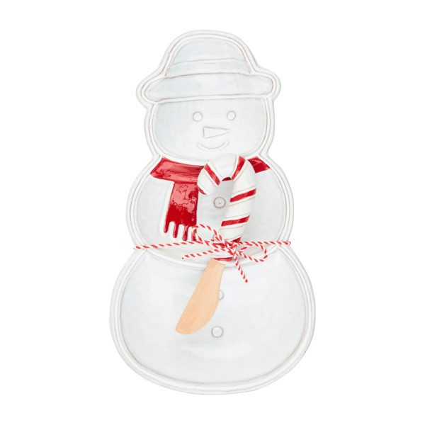 Snowman triple tidbit set | Mud Pie
