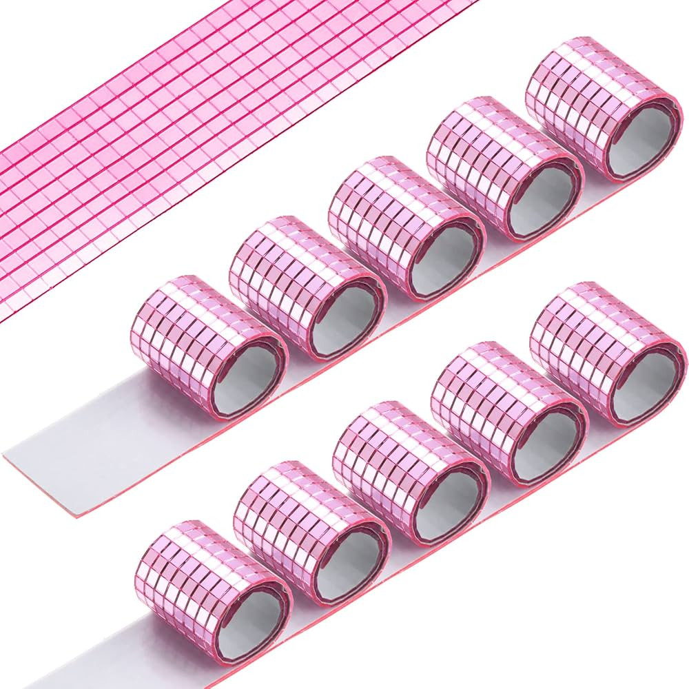 4800 Pcs Mirror Mosaic Tiles Tile Stickers Mosaic Tiles for Crafts Mirror Tiles Self Adhesive Dis... | Amazon (US)