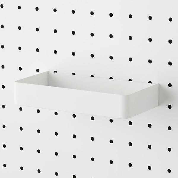 Bello Long Pegboard Bin | The Container Store
