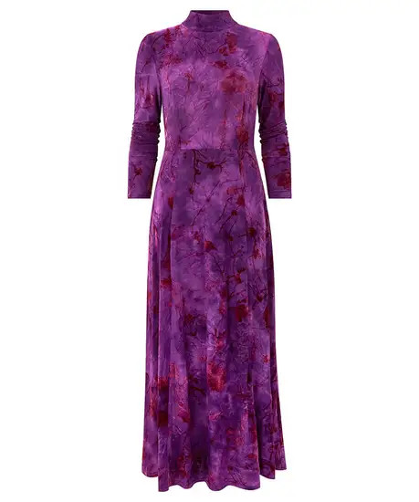 Truly Remarkable Flocked Jersey Dress | Joe Browns