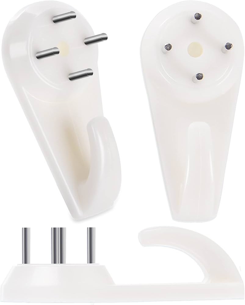 40 PCS Picture Hangers, Hoedia Concrete/Stucco/Hard Wall Hooks for Hanging Picture, Tapestry, Clo... | Amazon (US)