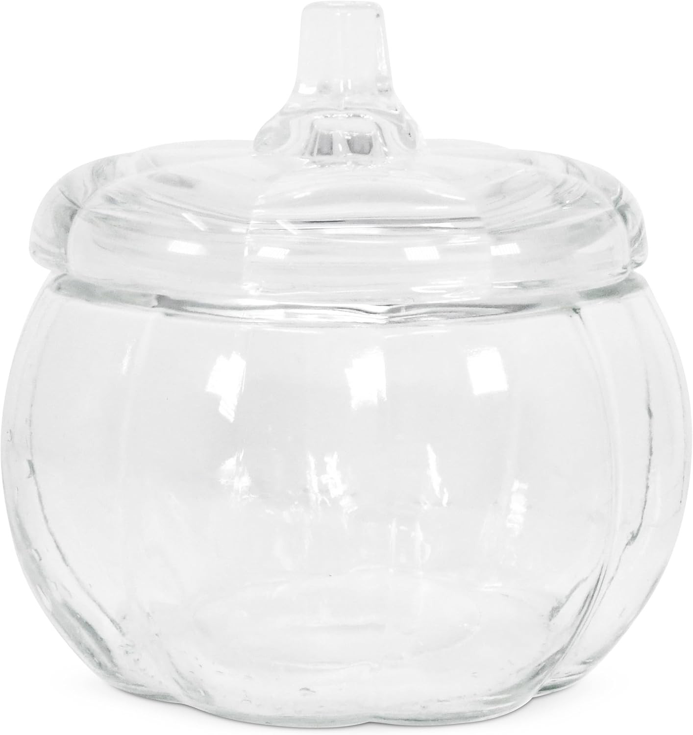 Gift Boutique 36 oz Glass Pumpkin Jar with Cover Clear Candy Cookie & Snack Decorative Storage Co... | Amazon (US)