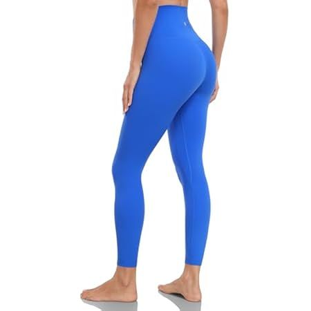 HeyNuts Pure&Plain Workout Pro 7/8 Athletic Leggings for Women, High Waisted Compression Tummy Co... | Amazon (US)