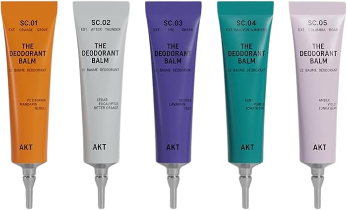 AKT Mini Deodorant Balms Discovery Set, Pack of 5 x 0.16 Fl Oz, Natural Deodorants for Men and Wo... | Amazon (US)